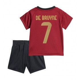 Dětské fotbalový komplet Belgie Kevin De Bruyne #7 Domácí košile ME 2024 Krátkým Rukávem